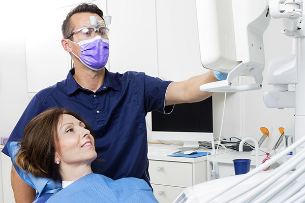 Getting A Filling At A Dental Checkup